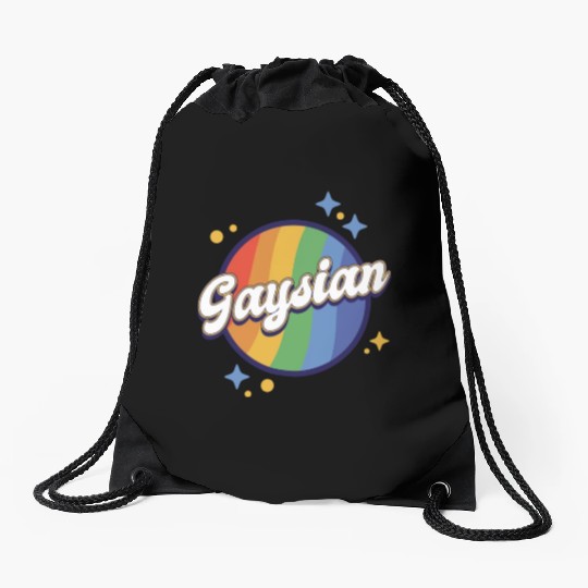 Radiant Pride Spectrum Drawstring Bags