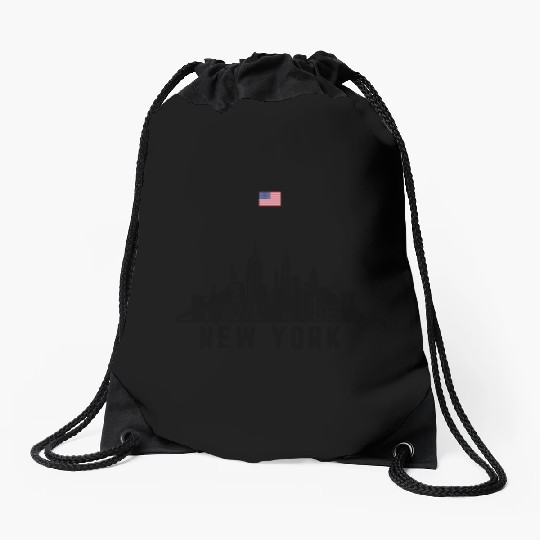 New York City - SKYLINE Drawstring Bags