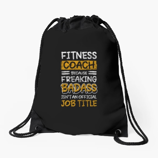 Fitness Instructor Gym Muscle Building Bench Press Drawstring Bags