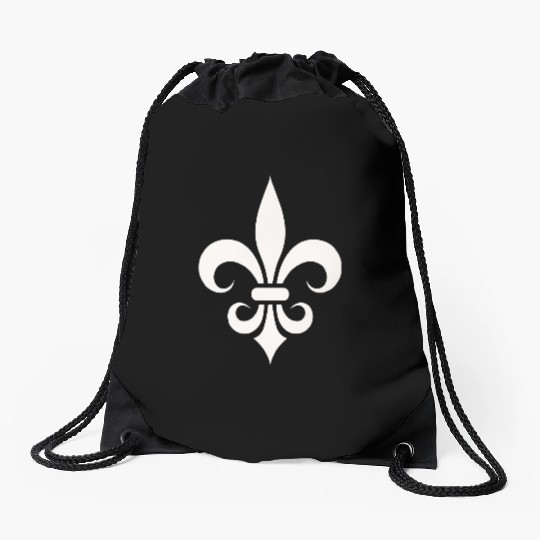 French Lily Simple Drawstring Bags