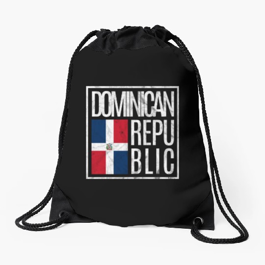 Dominican Republic Drawstring Bags