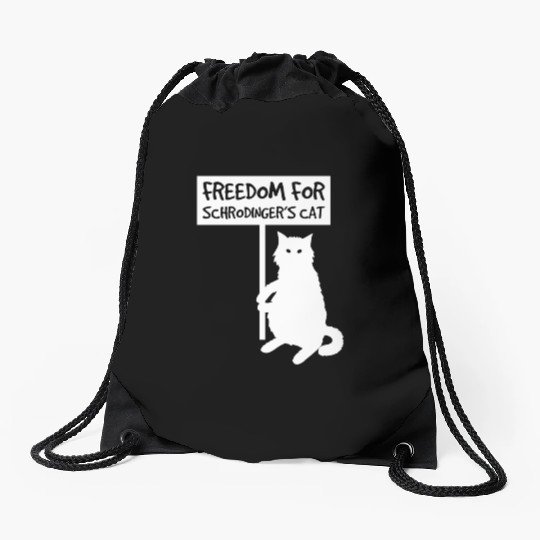 Cute kawaii cat Drawstring Bags