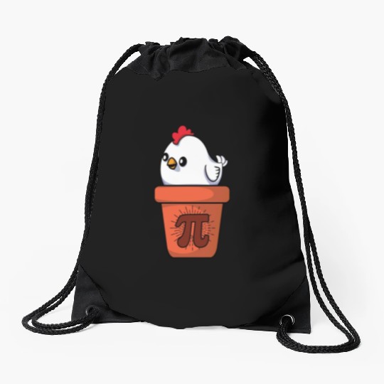 Chicken Pot Pie Pi Day Math Equations Drawstring Bags