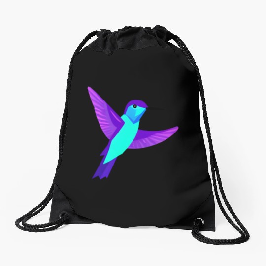Hummingbird Drawstring Bags