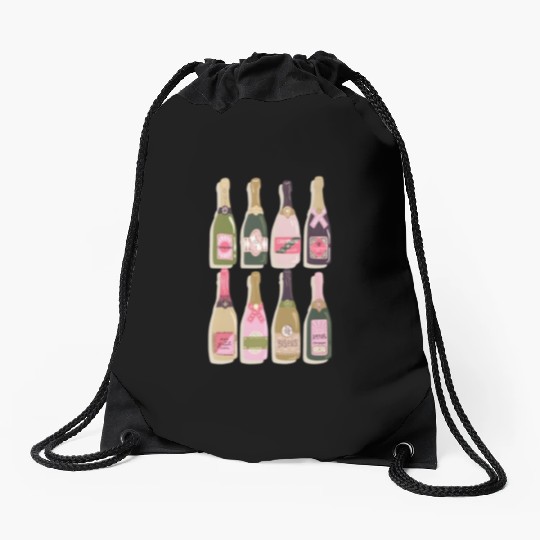 Champagne Bottles New Year Eves 2022 Py Drawstring Bags