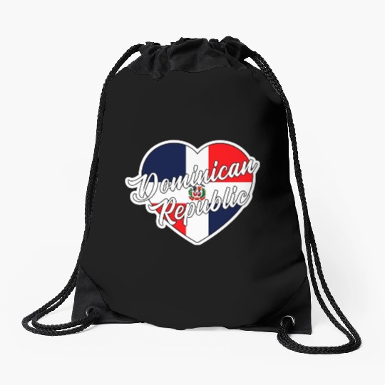 Dominican Republic Drawstring Bags