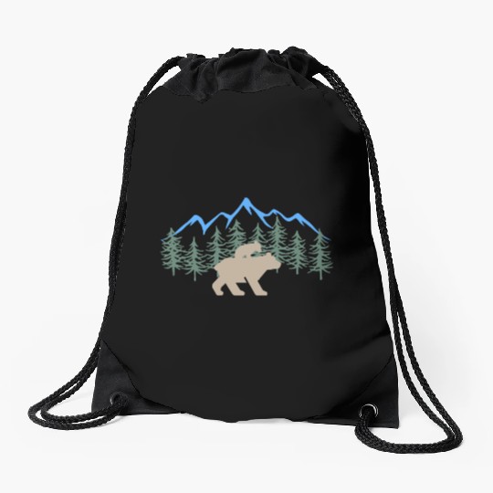 Bears: Family Love Drawstring Bags
