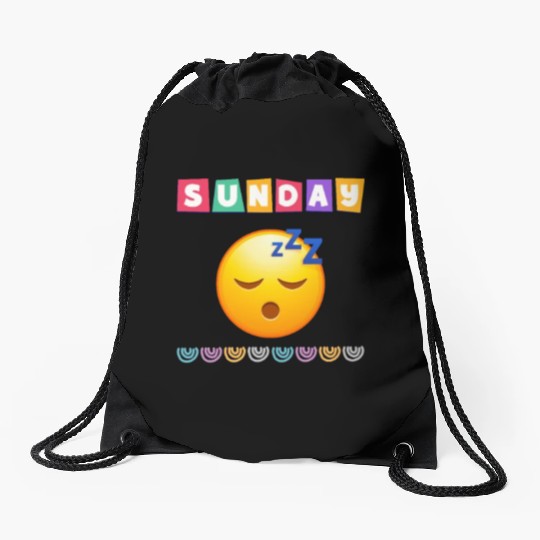 Lazy Sunday Drawstring Bags