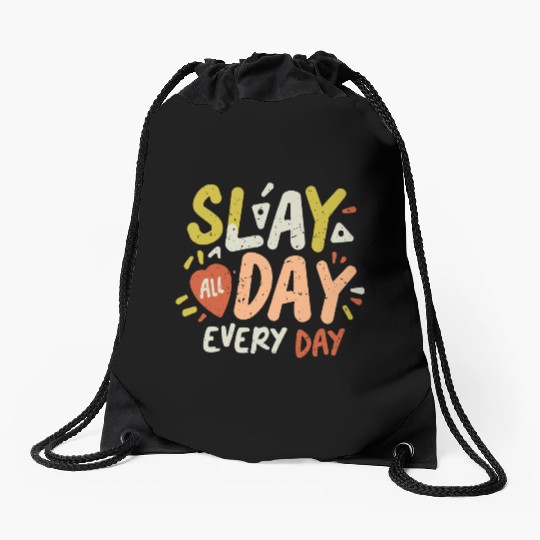 Slay in Style: Women's Day Fashion Extravaganza Drawstring Bags