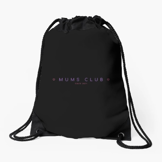 Mums club since 2024, mummy gift Drawstring Bags