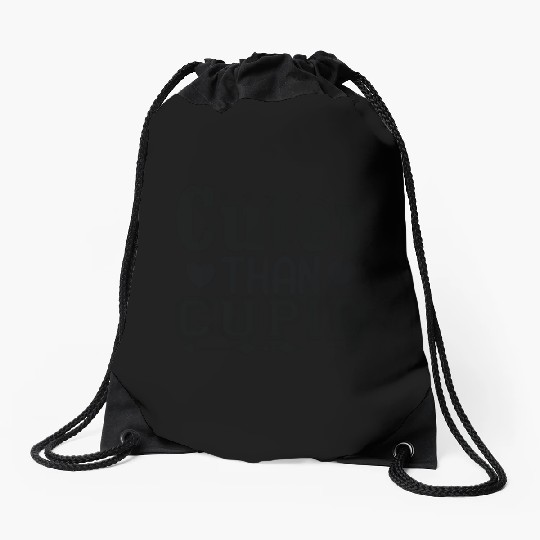 Cuter Than Cupid - Valentines Day Designs Drawstring Bags