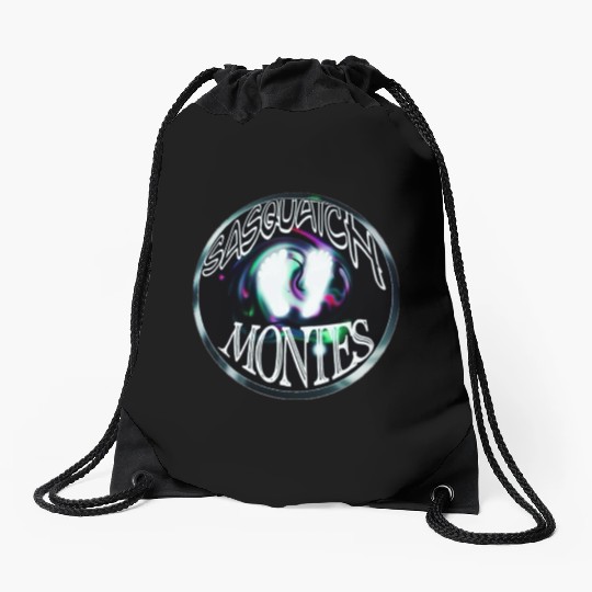 Sasquatch Mystical Identity Logo Drawstring Bags