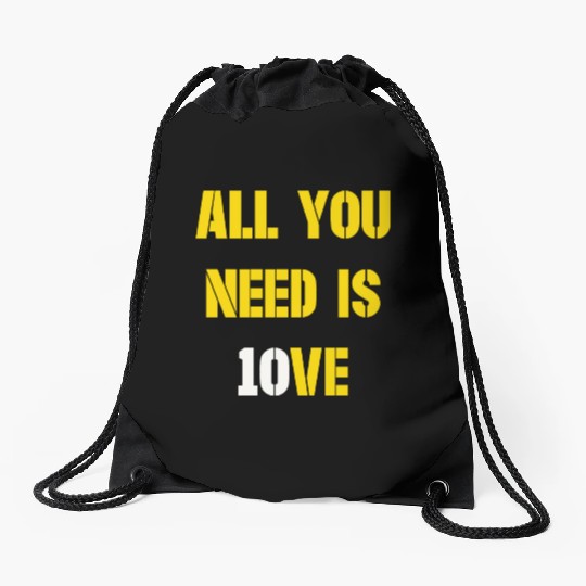 All You Need is Love Packers Drawstring Bags