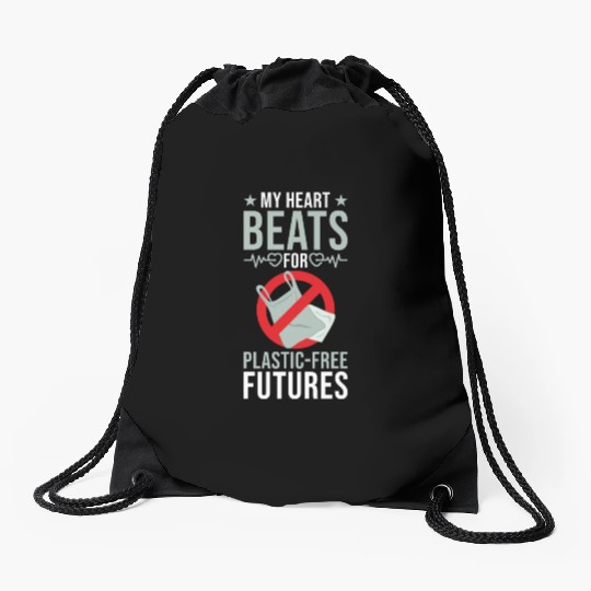 Environmental Activist Green Environment Plastic Drawstring Bags