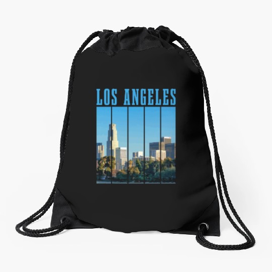 Los Angeles California LA Gift Drawstring Bags
