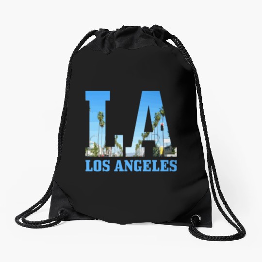 Los Angeles California LA Gift Drawstring Bags