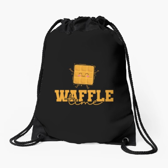 Waffle Time Favorite Food Drawstring Bags