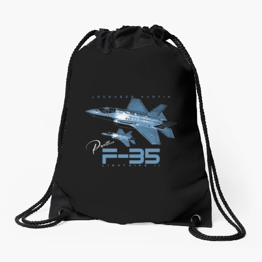 Lockheed Martin F-35 Lightning II Drawstring Bags