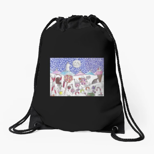 The Nutcracker Christmas Candy Land Drawstring Bags