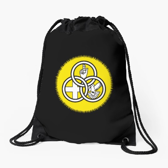 God Trinity Sunday Father Son Holy Spirit Drawstring Bags