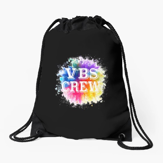VBS Colorful Bible Vacation School Love Drawstring Bags