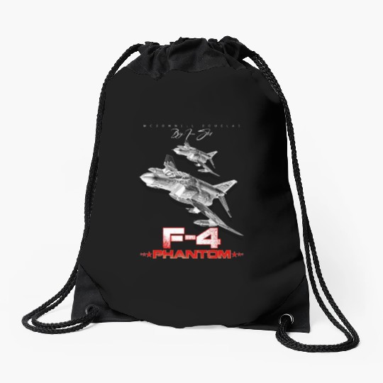 F-4 Phantom Us Air Force Fighter jet Drawstring Bags