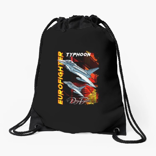 Eurofighter Typhoonn Multirole fighter Jet Drawstring Bags