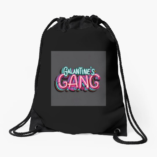 GALENTINE'S Gang Drawstring Bags