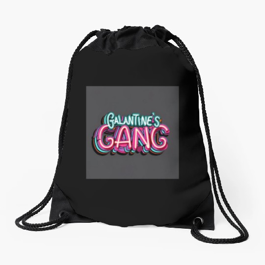 GALENTINE'S Gang Drawstring Bags