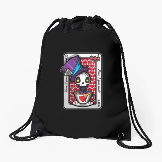 Mad Hatter Drawstring Bags