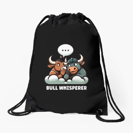 Rodeo Bull Riding Livestock Show Farmer Cattle Drawstring Bags