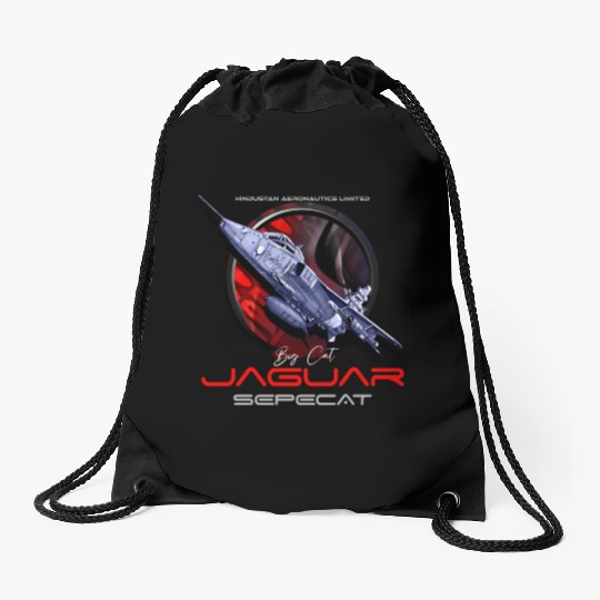 Sepecat Jaguar English French fighterjet Drawstring Bags