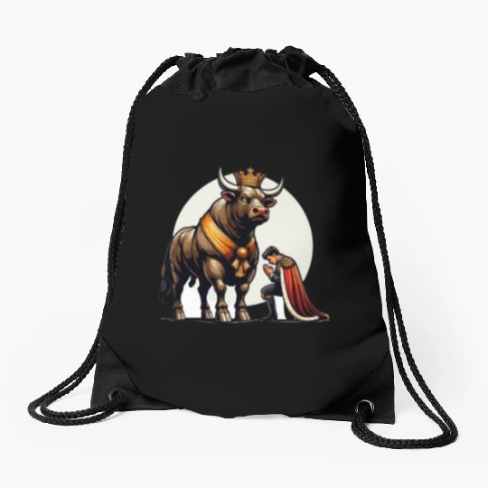 Rodeo Bull Riding Livestock Show Farmer Cattle Drawstring Bags