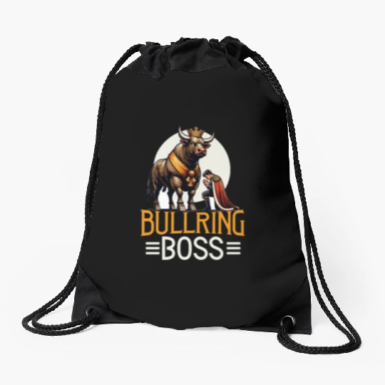 Rodeo Bull Riding Livestock Show Farmer Cattle Drawstring Bags