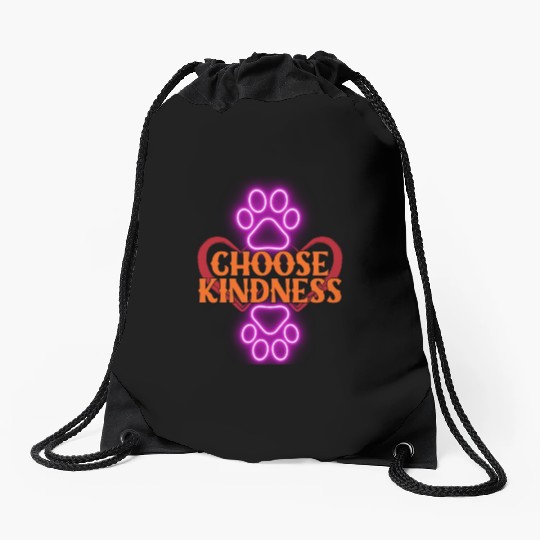 Choose Kindness Drawstring Bags