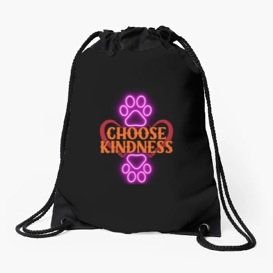 Choose Kindness Drawstring Bags