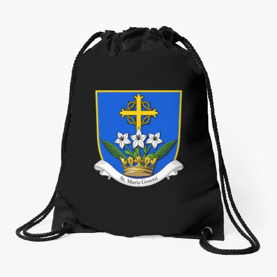 St Maria Goretti Lily Saints Catholic Purity Drawstring Bags
