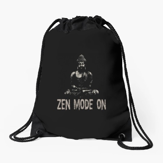 Meditative Buddha: Your Path to Inner Peace Drawstring Bags