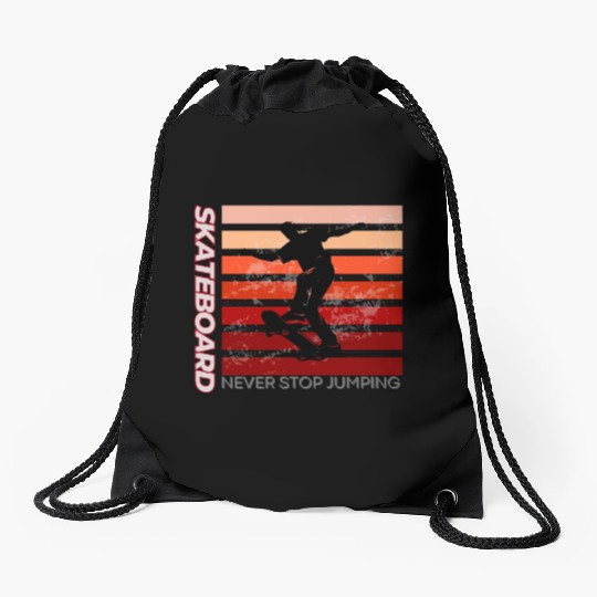 Skateboard 13 Drawstring Bags