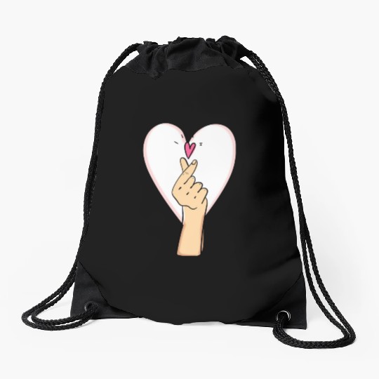 I Love You Drawstring Bags