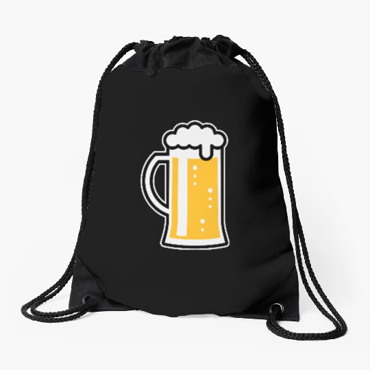 German Beer Stein (Beer Glass / Tankard / L / 3C) Drawstring Bags