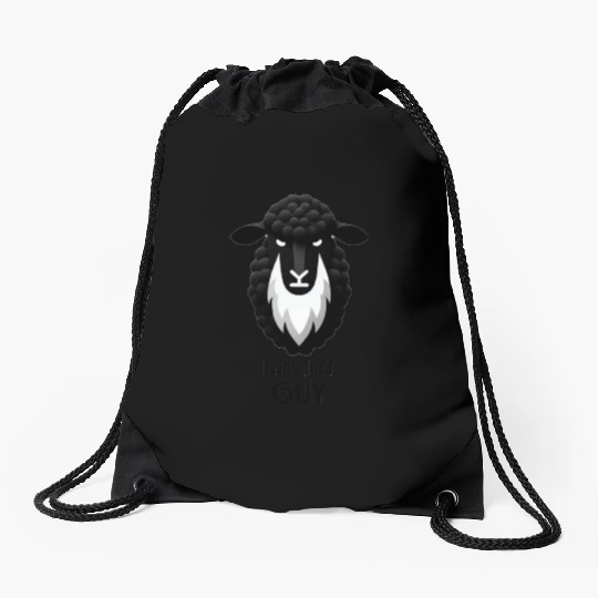 Black Sheep Drawstring Bags