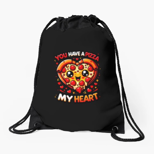 You Have a Pizza My Heart: Whimsical & Cheesy Drawstring Bags