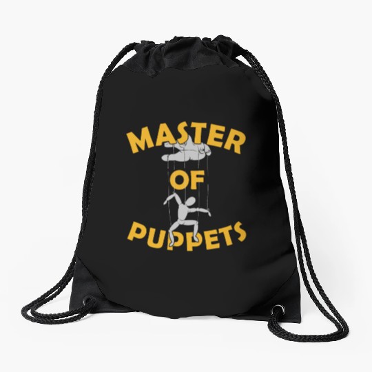 Master of Puppets Shadow Play Ventriloquist Drawstring Bags
