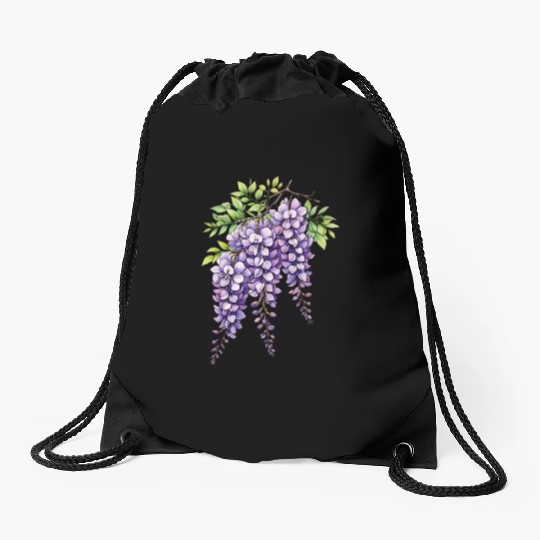 Lilac Drawstring Bags