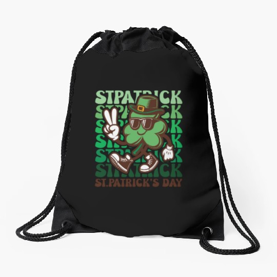 St. Patrick's Day Ireland Irish Green Drawstring Bags