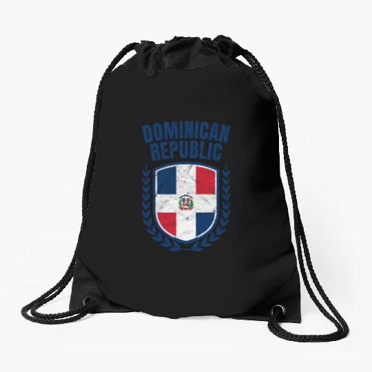 Dominican Republic Drawstring Bags