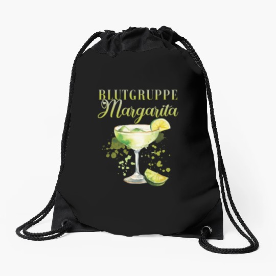 Blutgruppe Margarita Tequila Stag Party Drawstring Bags