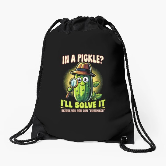 Pickle Lover Funny Pickle Dill pickle Pickled Drawstring Bags