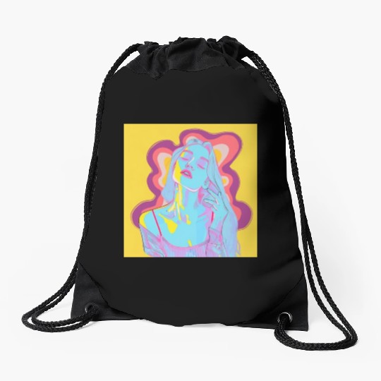 The sun queen Drawstring Bags
